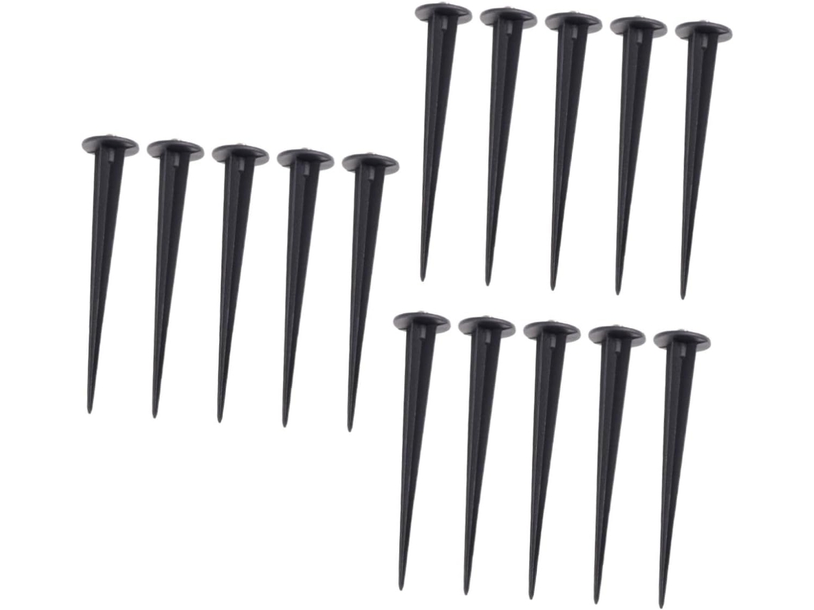 Conjunto De 15 Estacas Para Luzes De Jardim, Acessórios De Fixação Resistentes.