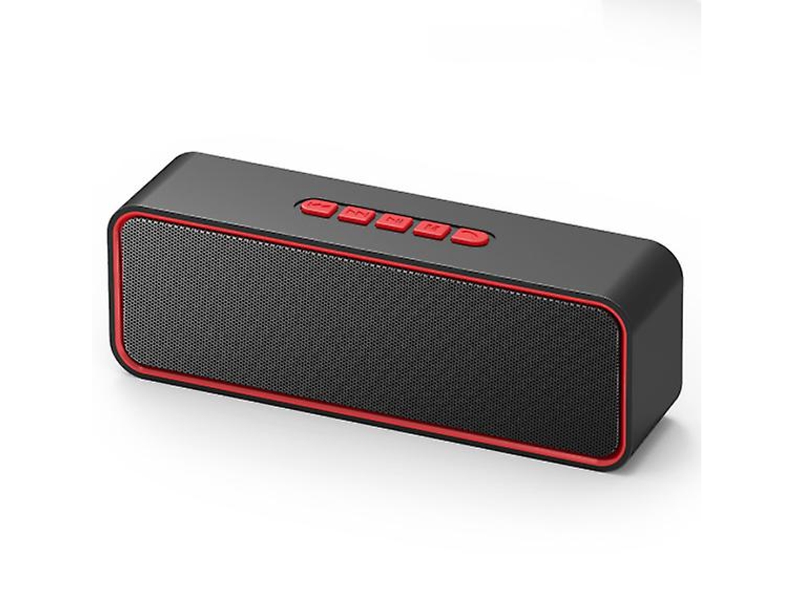 Coluna Bluetooth YIZHOOD Vermelho