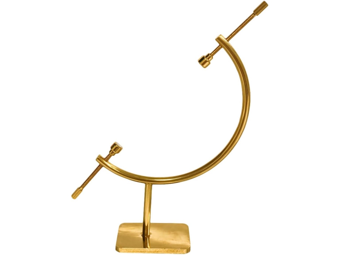 Suporte Ajustável Valiclud Em Metal Dourado Para Esferas De Cristal, Base Compacta Para Exibição De Esferas, Suporte