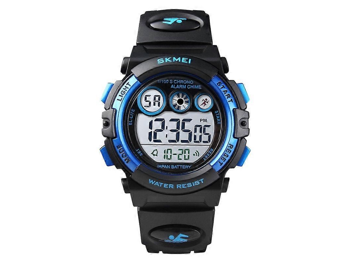 Relógio Eletrônico Esportivo Infantil Skmei 1451 Com Cronômetro Digital Led Luminoso E Cronógrafo.