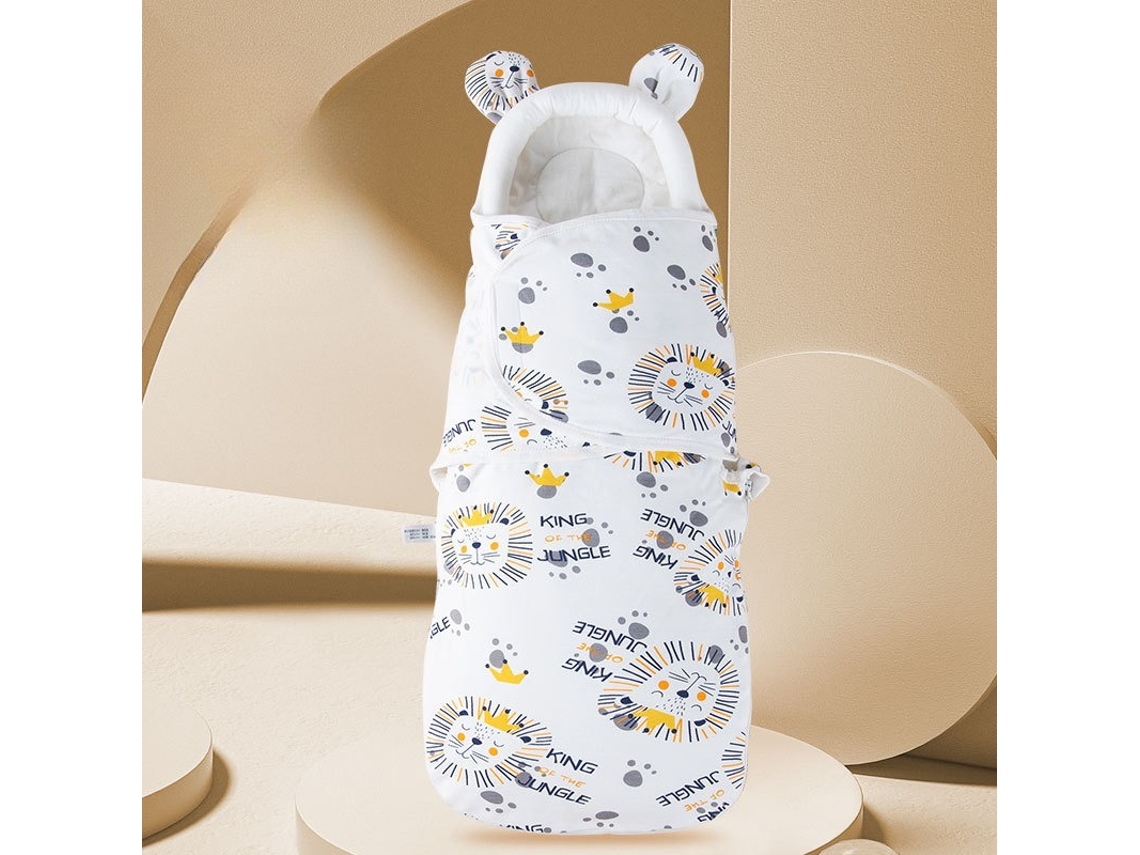 Macia Respiravel Manta de Couro Recém Nascido 0-6 Meses 75x35cm Leão Panoona