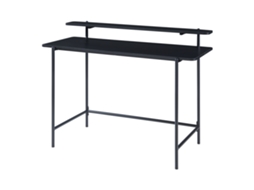Secretária Samnanger com Prateleira em Aglomerado 120X55X88Cm Preto [EN.CASA]