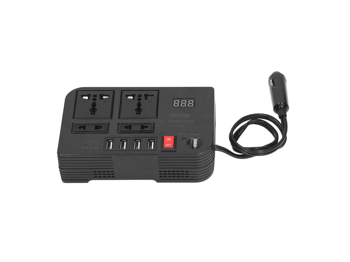 Inversor de Onda Senoidal Modificada LCD 300w Dc12v para Ac220v S/MARCA