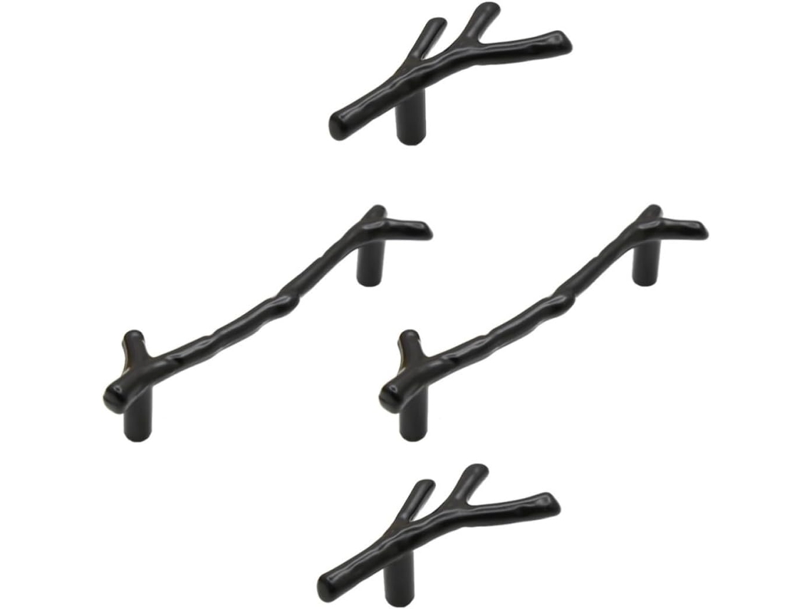 Puxadores Decorativos, Estilo Delicado E Suave, Conjunto De 4, Resistentes À Corrosão.