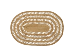 Conjunto 1 Tapete De Área Vidaxl Castanho Juta (122 X 183 Cm)