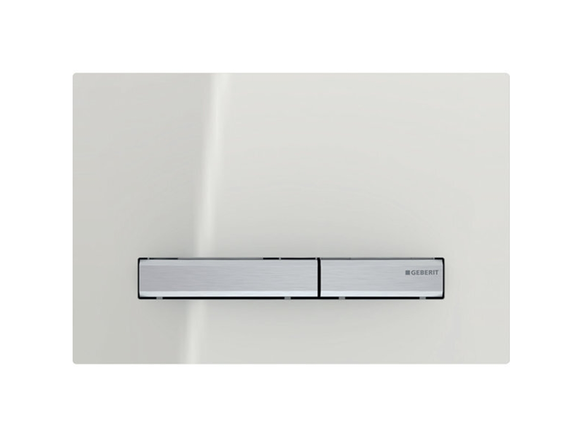 Placa de Accionamento GEBERIT Sigma50 para Descarga de 2 Volumes Cor: Cromado / Cinzento Areia