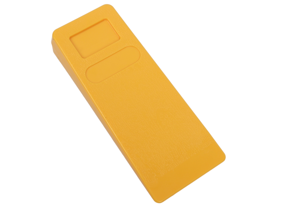 Suporte cônico simples para abate de madeira em plástico, ideal para trabalhos em madeira, carpintaria e serrarias.