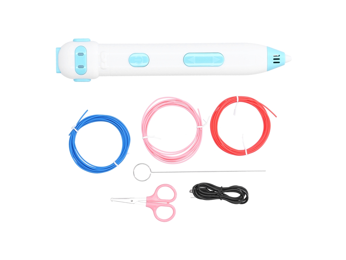 Caneta de impressão 3D inteligente baixa temperatura segura USB brinquedo para crianças S/MARCA