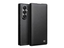 Capa De Celular Qialino Em Couro Com Textura Lisa Para Samsung Galaxy Z Fold7 5g