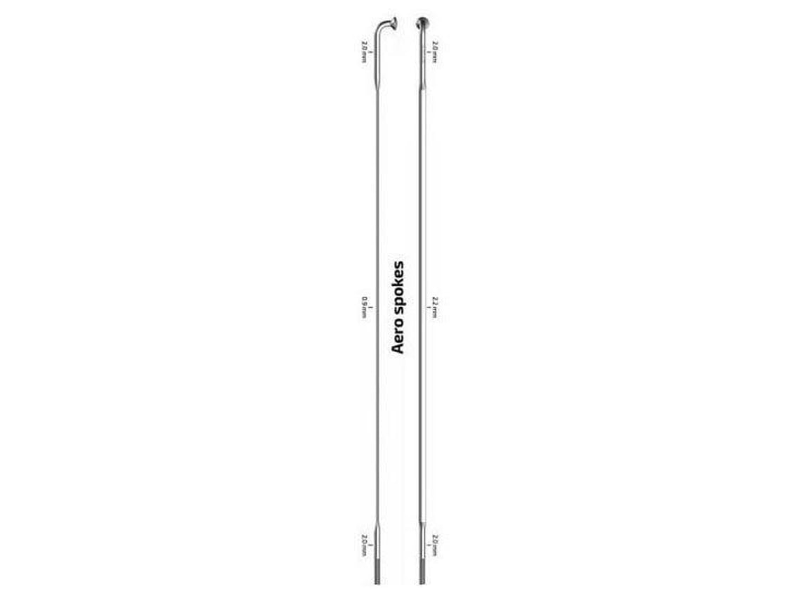 Rayon Sapim CX-Ray J-Bend Noir 250mm - Léger Et Aérodynamique, Pour Roues De Vélo Haut De Gamme