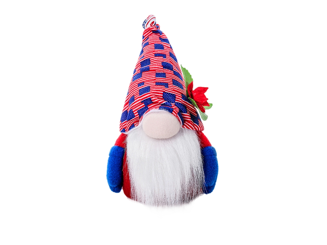 Laxiscreed Boneca De Face Faltante Com Chapéu Modelo 4 De Julho Para Homens
