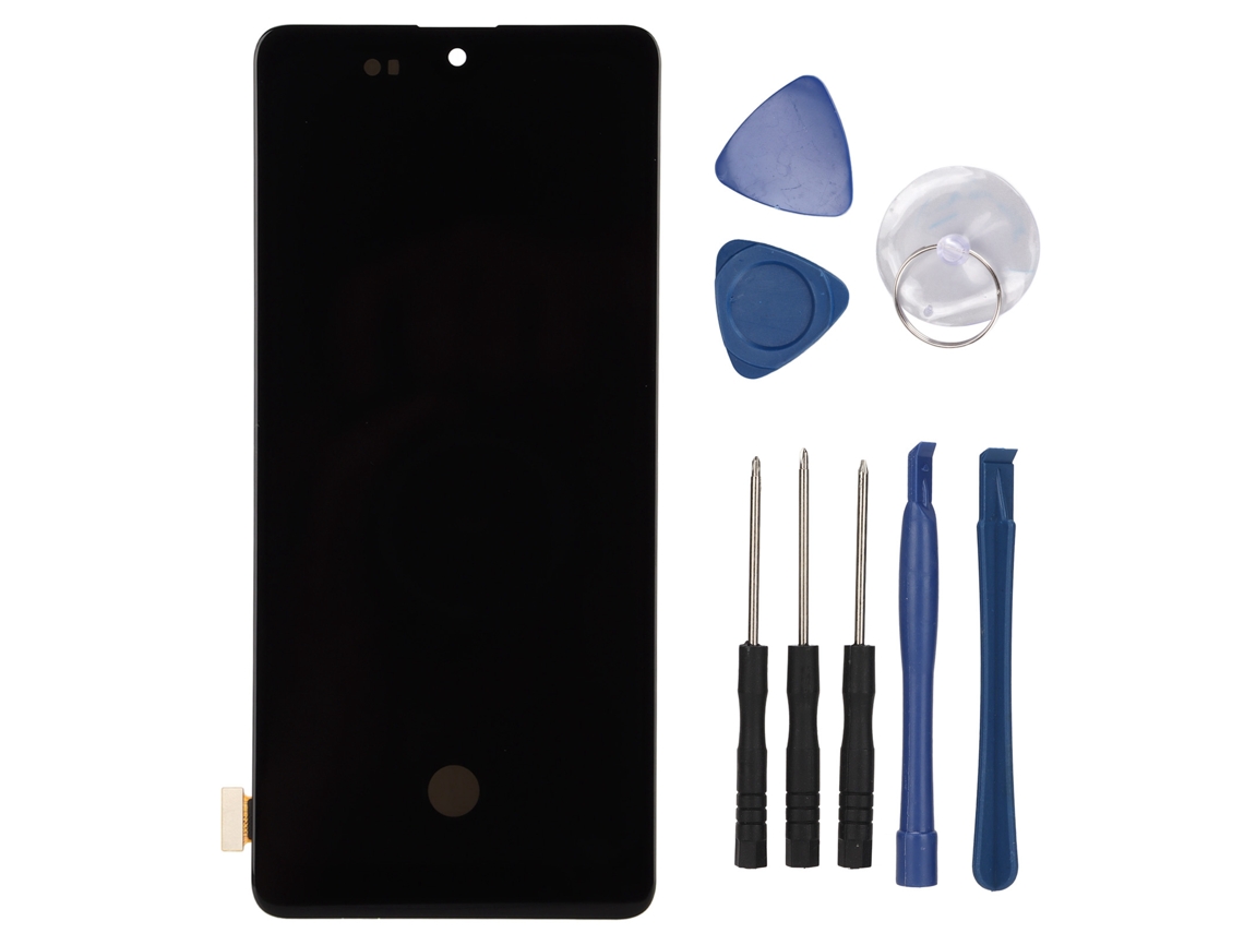 Tela de Substituição LCD com Moldura para Galaxy A71, 6.7 polegadas, com Ferramentas