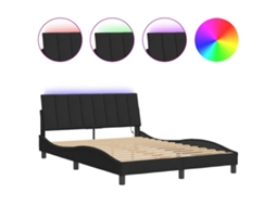 Bed Frame, Bed Frames Vidaxl Preto Veludo (140 X 190 Cm)
