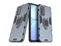 Capa Protetora Antiqueda Pc Tpu Com Suporte De Anel Para Vivo V19 (índia)