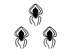 Adorno Aranha Decoração Olhos Brilhantes