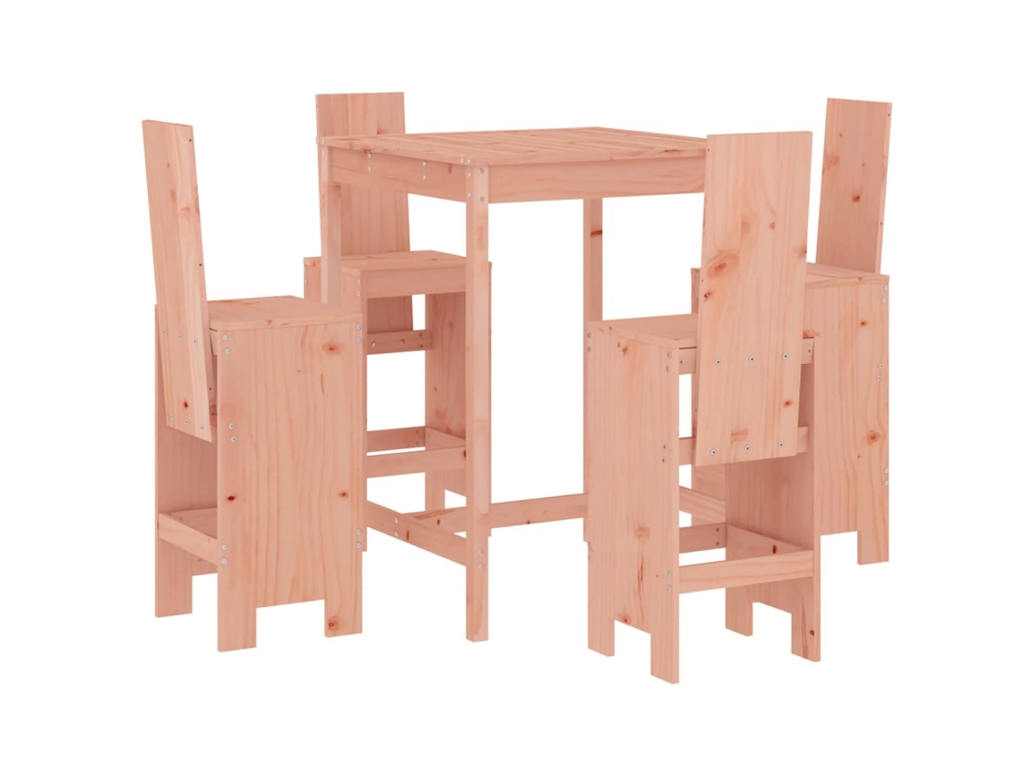 Garden Bar Set, Garden Bar Sets Vidaxl Marrom Madeira De Douglas (n/a)