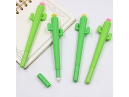 Tophomer Conjunto De 10 Canetas Em Gel Com Formato Cacto/alce, Ponta