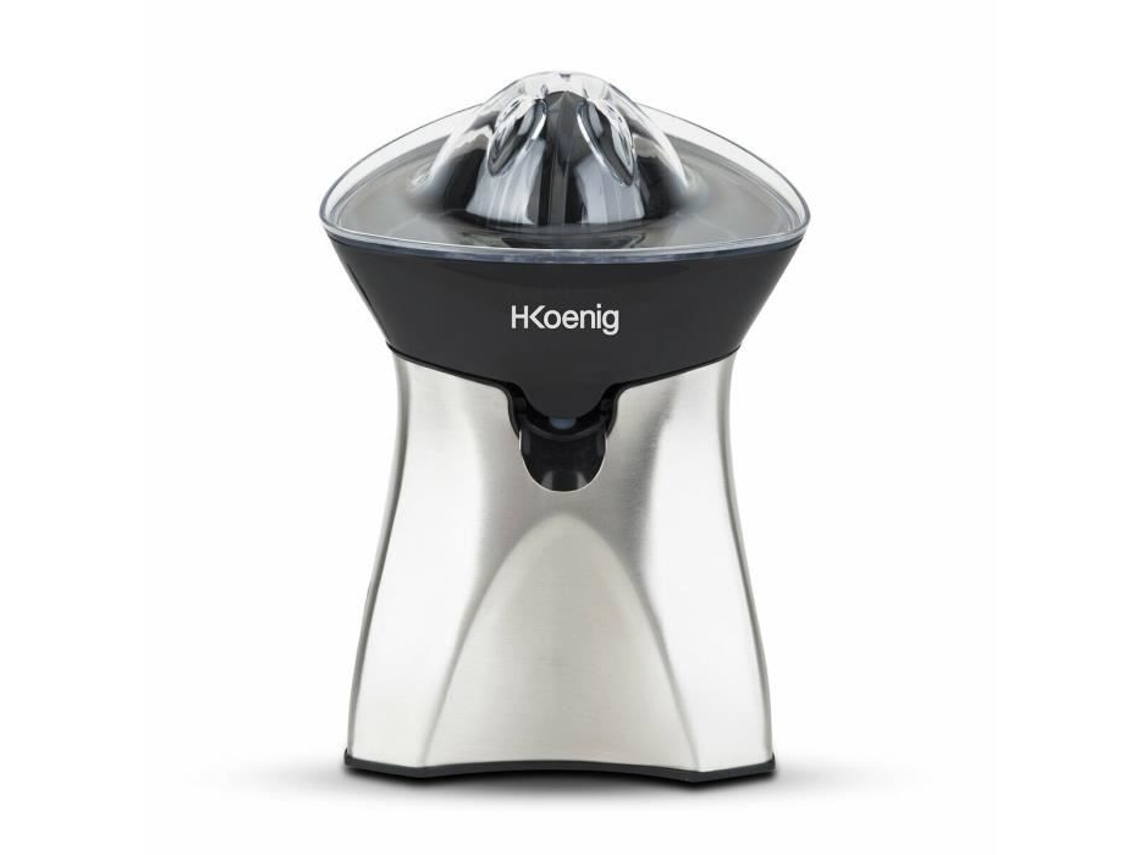 Espremedor De Citrinos Elétrico, H.koenig Agr60, 2 Cones Intercambiáveis​​, Bico Anti, Gotejamento, Aço Inoxidável