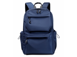 (azul) Mochila De Viagem De Grande Capacidade, Ideal Para Estudantes.