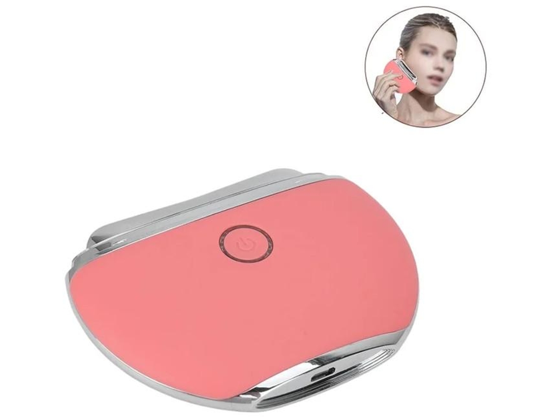 Aparelho De Massagem Para Lifting Facial Ultrafino Promove O Metabolismo Linfático Massajador Facial Elétrico Para Casa Para Homem Rosa Yizhood