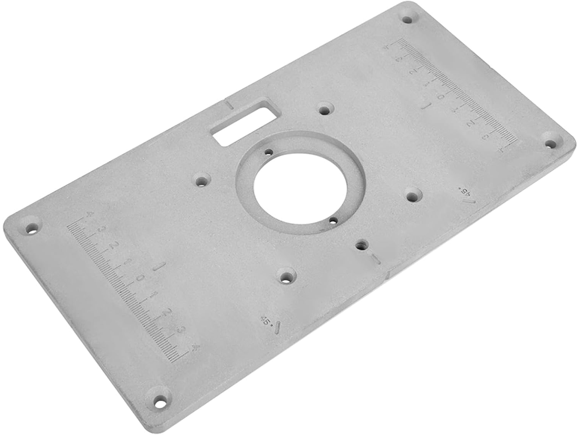Placa de Inserção para Tupia de Alumínio de 120 Mm X 8 Mm, CHABERLU