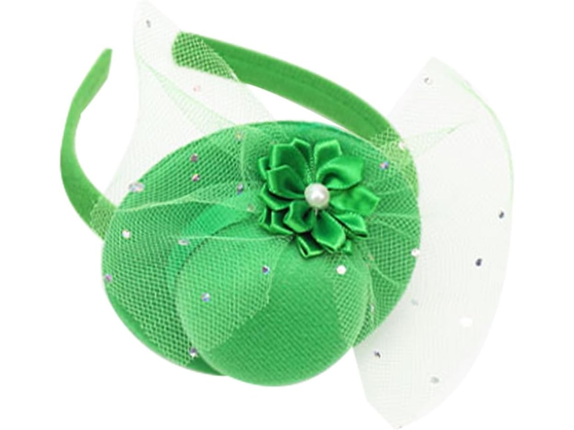 Tiara Para Festa Do Dia De São Patrício, Chapéu Verde Decorativo E Trevo, Acessório De Cabelo.