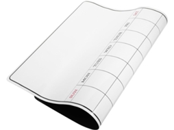 Tableau Magnétique Blanc A3 Effaçable À Sec Pour Frigo, Planificador Hebdomadaire En Caoutchouc Et Pet