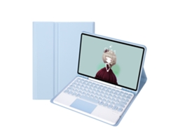Capa Teclado CUICH para Samsung Galaxy Tab S10Plus/S9Fe Plus 124 Polegadas com Teclado Touch Bluetooth (Azul) 