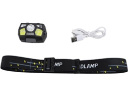 Lanterna De Cabeça Led Super Brilhante Com Sensor Movimento,