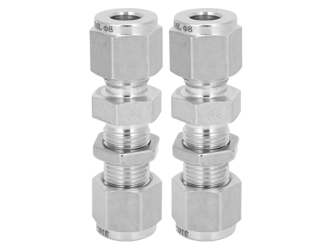 Fitting De Extremidade Dupla Em Aço Inoxidável 316 Da Laxiscreed Para Ligações Hidráulicas E Industriais