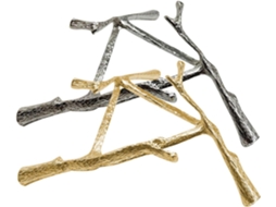 Suporte Para Esferas De Cristal Metal Pequenas Shineofi, Conjunto De 2 Peças, Base Triangular Dourada E Prateada Para