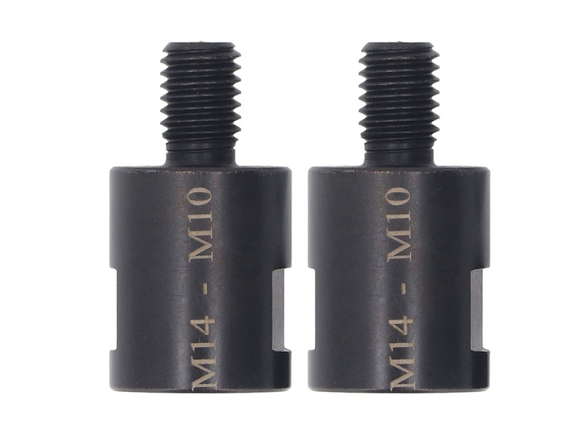 2 Unidades Adaptador Conversor Para Esmeril Angular M14 Para M10 Conector De Interface De Aço Fêmea Para Macho