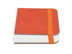 Caderno De Água Portátil Pequeno 30 Folhas Papel Branco 300gsm Para Desenho Pintura Doodle Escrita Laranja