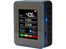 Detector Portátil De Qualidade Do Ar E Co2 Tvoc Hcho Para Uso