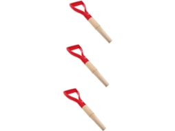 Topbathy Besportble Conjunto de 3 Peças Cabos para Pá Jardim, Ferramentas Escavação e Rastelamento, Reposição
