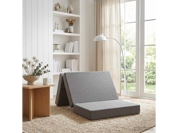 Vidaxl Sofá Cama Dobrável 100 X 67 X 45 Cm Cinzento-claro
