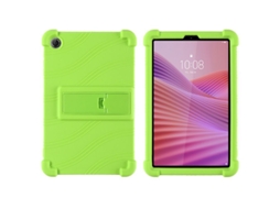Capa De Silicone Com Suporte E Proteção Contra Impactos, Compatível Com O Lenovo Tab One Tb305fu De 8,7 Polegadas.verde Yunzii