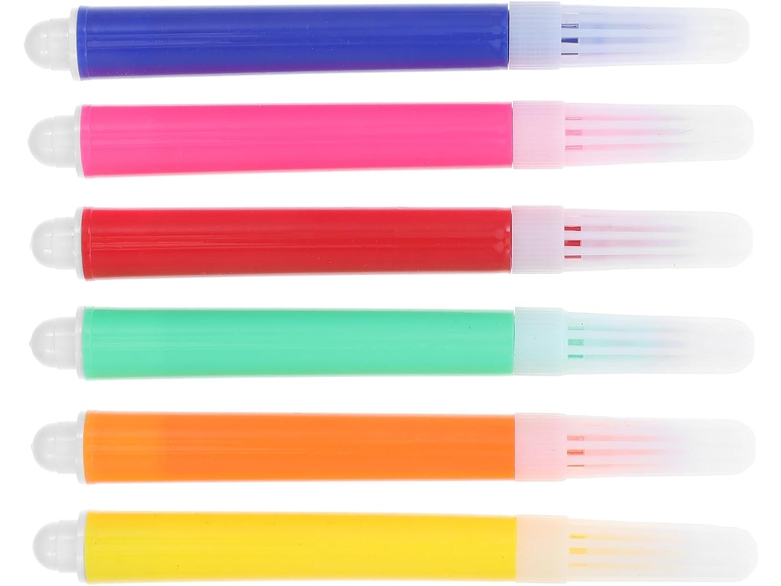 Conjunto De 12 Marcadores Aquareláveis Para Desenho E Criatividade Na