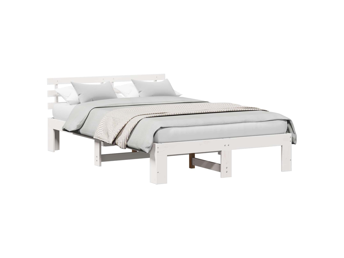 Estrutura da Cama com Cabeceira Branco 120 X 190 Cm MAISON EXCLUSIVE