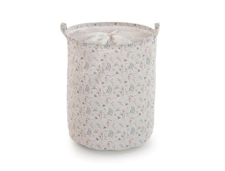 Cesto de Roupa Suja Versa Lili Poliéster Têxtil (.