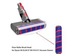 Peças de reposição duráveis, cabeça de escova de rolo de piso para aspirador de pó dyson v6 dc58 v7 v8 v10 v11, ferramenta de limpeza