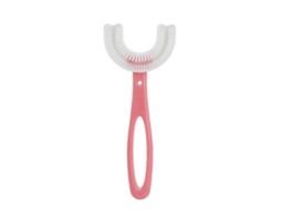 2 12 Anos Criança Escova de Dentes Silicone em Forma Escovação U GOKOCO
