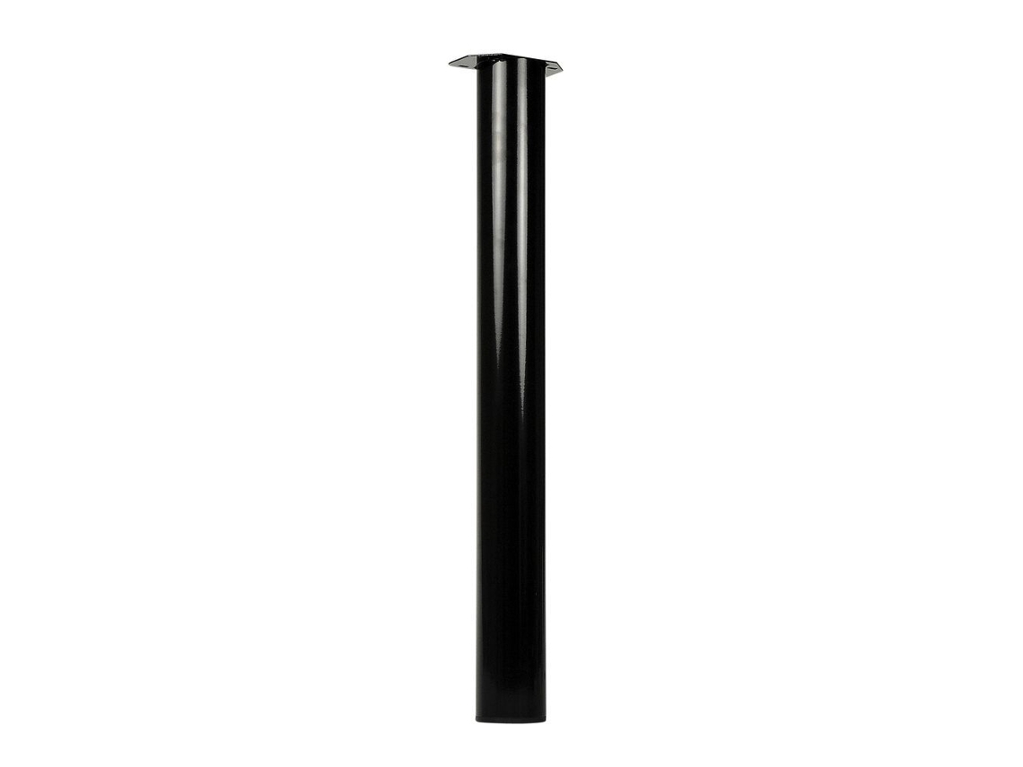 Pés de Mesa em Aço Redondo Preto 72 Cm Por Peça WOVAR