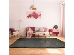 Tapete De Base Fina E Flexível Extra Macio Cinza Escuro 190x290