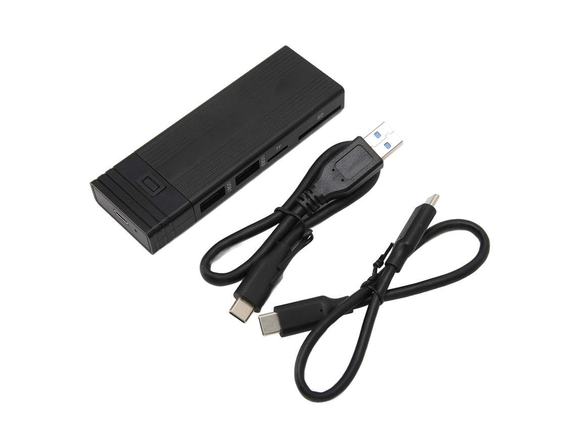 7.1 Canal Adaptador De Áudio Usb 2.0 Para 3.5mm Cartão De Som Mic Alto-falante Preto