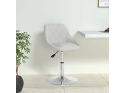 Vidaxl Cadeira De Jantar Couro Artificial Branco
