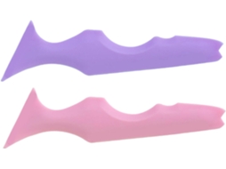 Conjunto De 2 Aplicadores De Maquiagem Multifuncionais De Silicone Para Delineador.