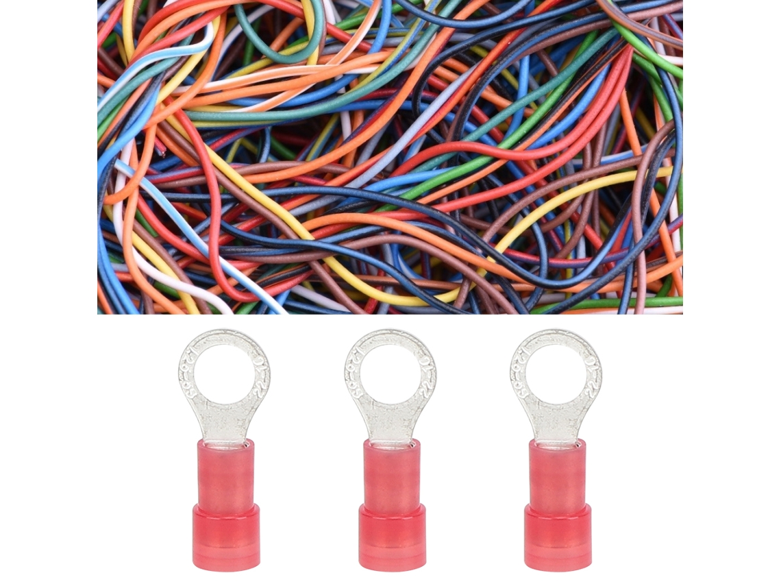 Kit De Conectores De Crimpagem Type O Wire Da Laxiscreed Para Instalações Elétricas Seguras