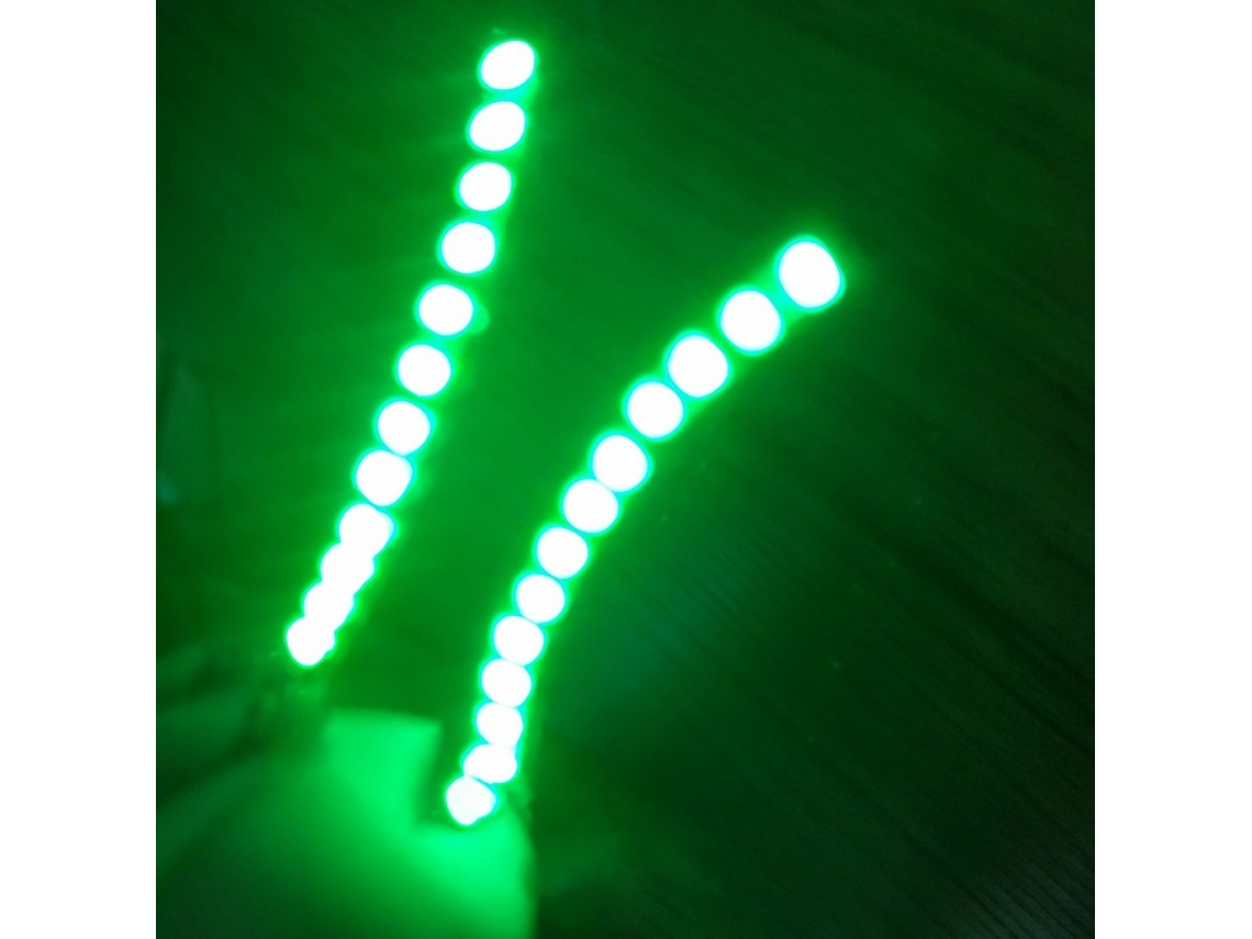 Cílios Postiços de Led À Prova D'água, Adequados para Cílios Postiços de 1cm a 1,5cm com Aplicação por Spray. MDUG (verde)