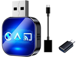 Adaptador Carplay Sem Mirror Link, Dongle Android Auto, Usb Plug And Play